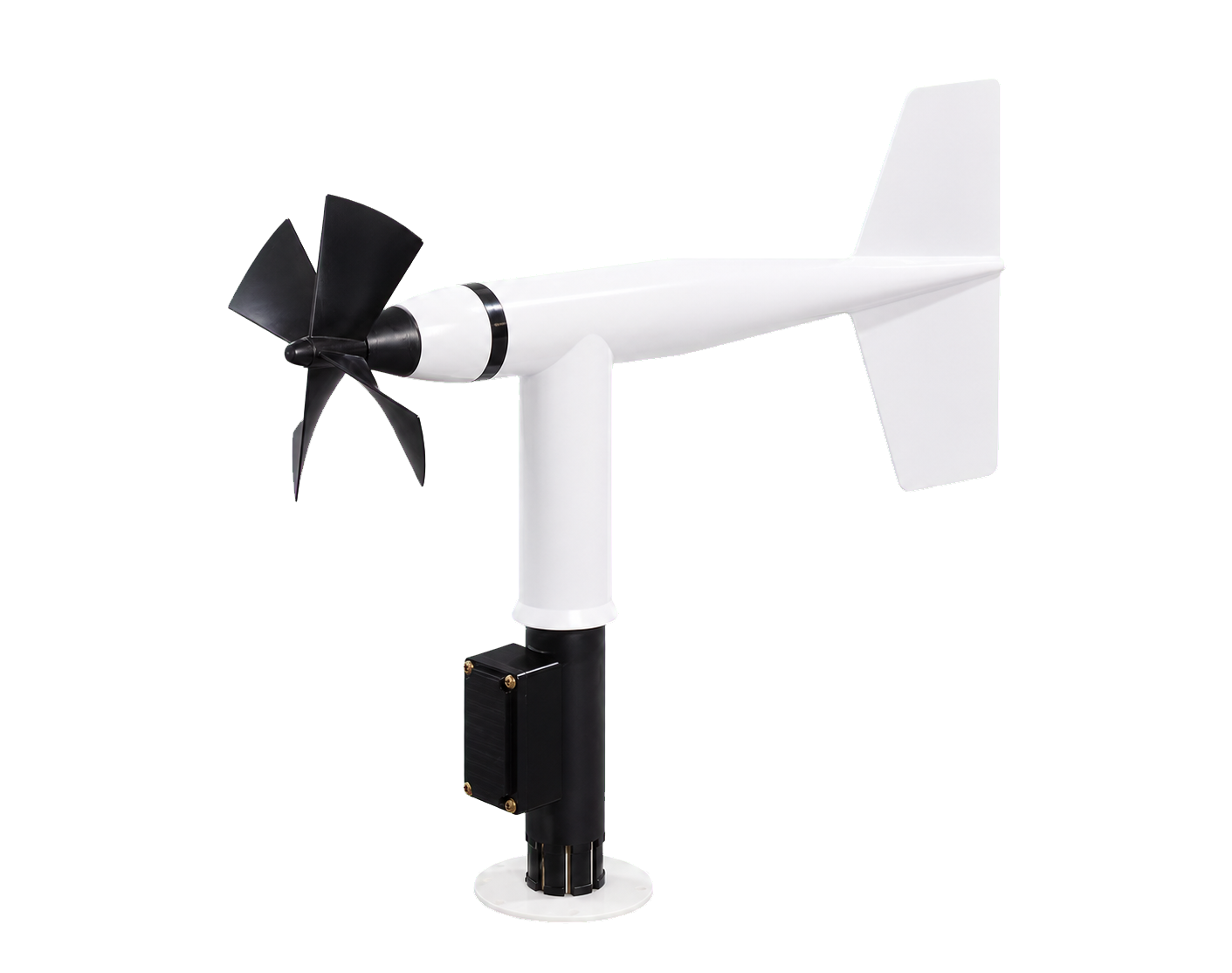 AeroSense-WS100 wide-range propeller wind sensor three-quarter right view